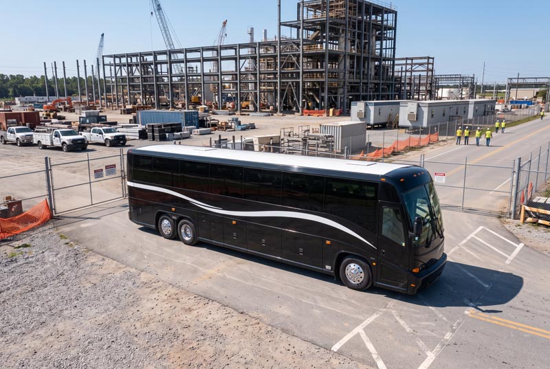Construction Site Shuttle Bus Rentals in Las Cruces, NM
